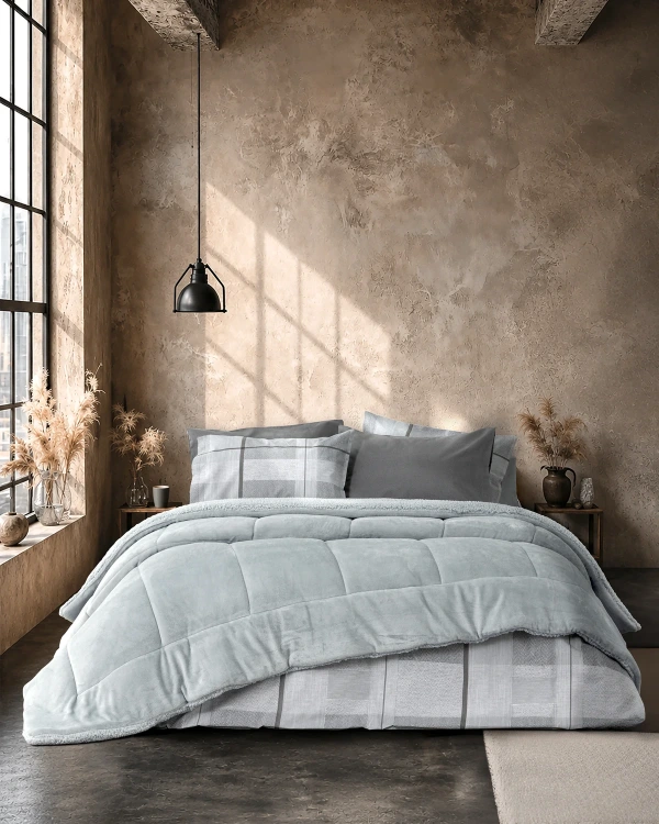 Κουβέρτα/Πάπλωμα Μονό 160X220 - Cira Light Gray - Μονό 160X220