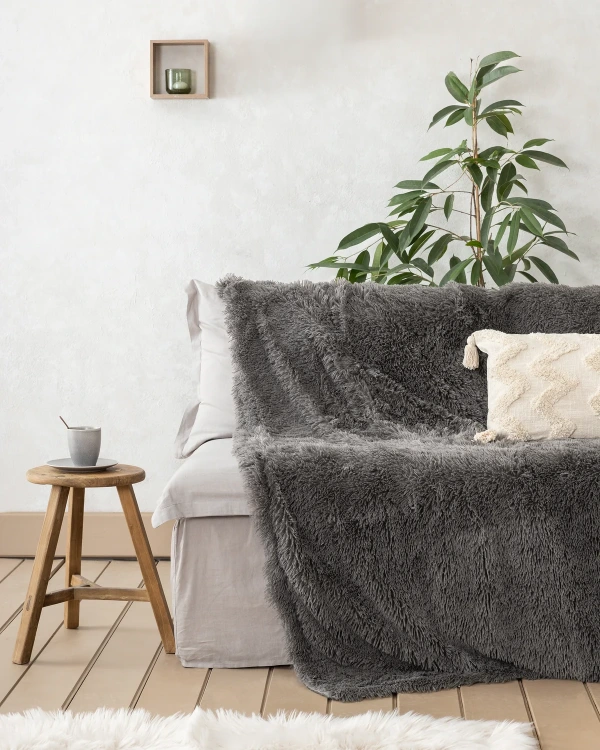 Κουβέρτα 150X190 - Stona Dark Gray - Κουβέρτα 150X190
