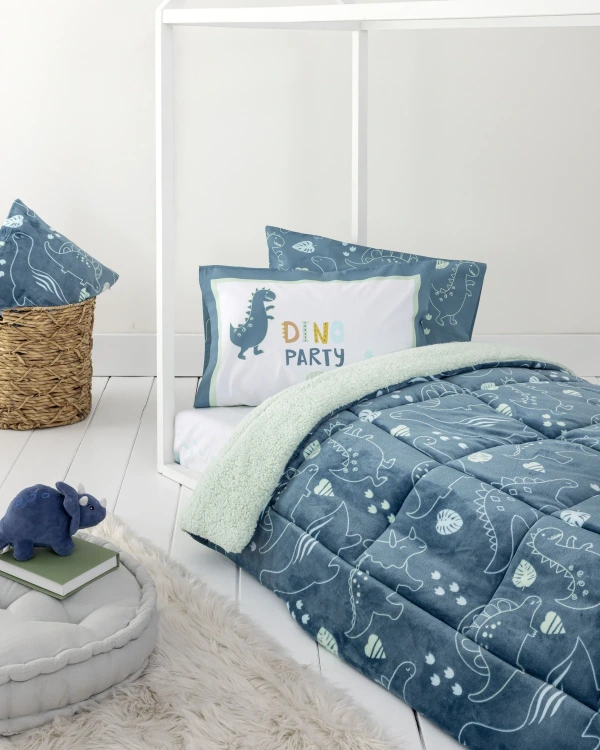 Κουβέρτα/Πάπλωμα Μονό 160X220 - Dino Party - Μονό 160X220