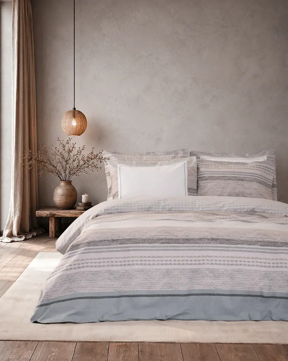 Nima Home Σετ Σεντόνια Μονά με λάστιχο - Seya Nima Home Σετ Σεντόνια Μονά Με Λάστιχο - Seya - Μονά Με Λάστιχο (1 X 100X200+32 + 1 X 170X260 + 1 Μαξιλαροθήκη 50X70)