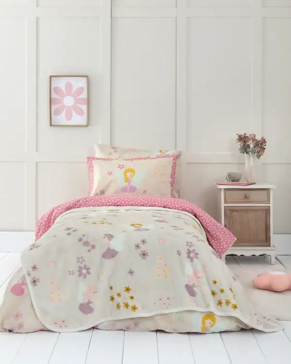 Κουβέρτα Βελουτέ Μονή 160X220 - Fairielle - Μονή 160X220