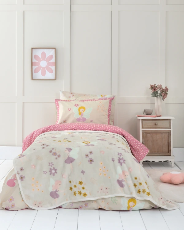 Κουβέρτα Βελουτέ Ημίδιπλη 180X220 - Fairielle - Ημίδιπλη 180X220