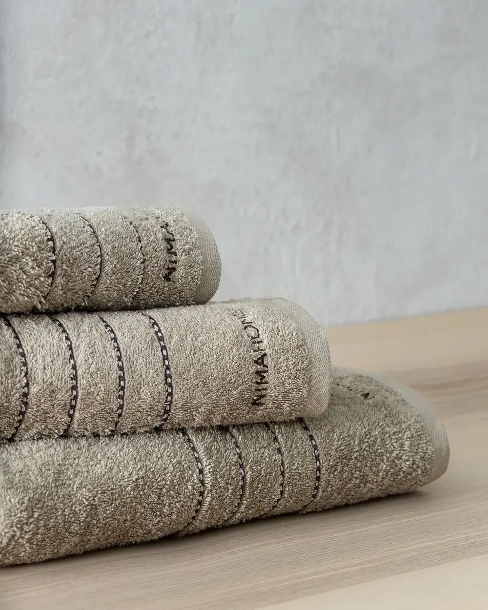 Nima Home Σετ Πετσέτες (30x50 + 50x90 + 70x140) - Razz Cloudy Beige Nima Home Σετ Πετσέτες (30X50 + 50X90 + 70X140) - Razz Cloudy Beige - Σετ (1 X 30X50 + 1 X 50X90 + 1 X 70X140)