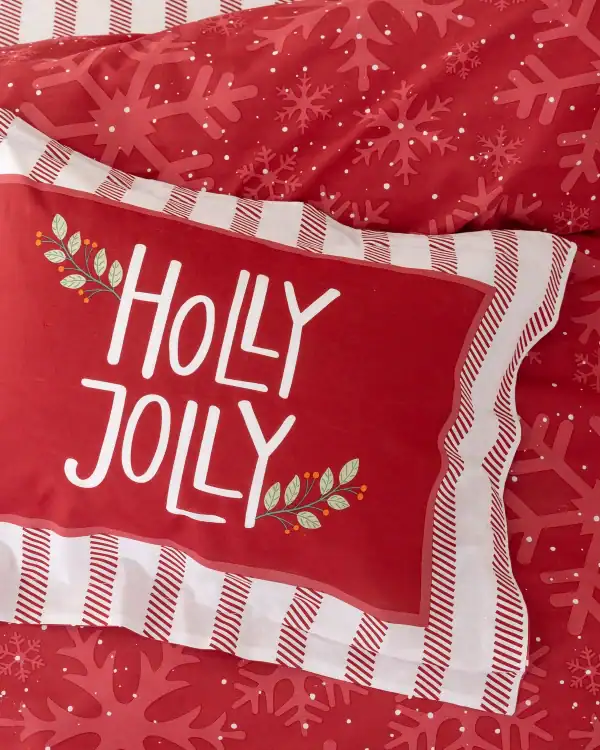 Nima Home Σετ Σεντόνια Υπέρδιπλα - Holly Jolly Nima Home Σετ Σεντόνια Υπέρδιπλα - Holly Jolly - Υπέρδιπλα (2 X 240X260 + 2 Μαξιλαροθήκες Oxford 4 Πλευρών 52X72+5)