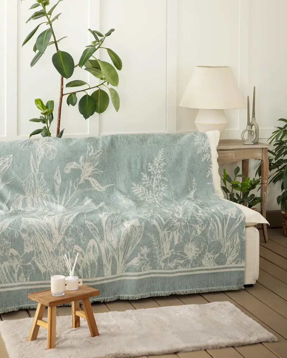 Nima Home Ριχτάρι 180x350 - Muse Mist Blue Nima Home Ριχτάρι 180X350 - Muse Mist Blue - Τετραθέσιος 180X350