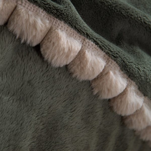 Κουβέρτα Καναπέ Fleece Nef-Nef Homeware Pompozia Green 130×180 Nef-Nef Homeware kouvertaki kanape pompozia 130x180 (1)