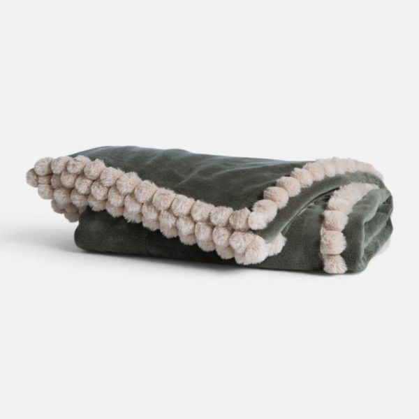 Κουβέρτα Καναπέ Fleece Nef-Nef Homeware Pompozia Green 130×180 Nef-Nef Homeware kouvertaki kanape pompozia 130x180 (2)