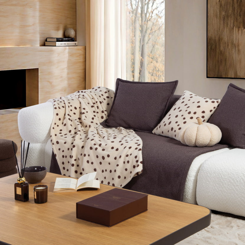 Κουβέρτα Καναπέ Fleece Nef-Nef Homeware Trust Beige 130×180 Nef-Nef Homeware kouvertaki kanape trust 130x180 (1)