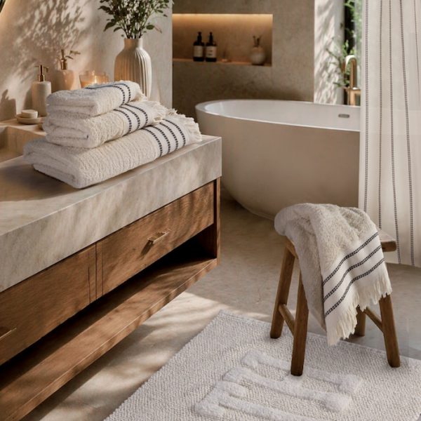 Χαλάκι Μπάνιου Αντιολισθητικό Nef-Nef Homeware Bath Ecru 50x80 Nef-Nef Homeware petseta xerion apart 30x50 (1)