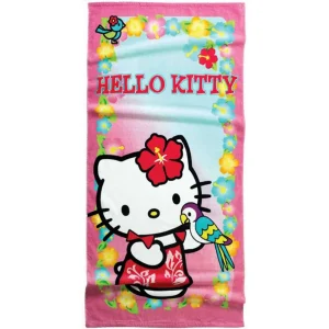 Παιδική Πετσέτα Θαλάσσης Nima Hello Kity 22 Pink/Ciel 75×150