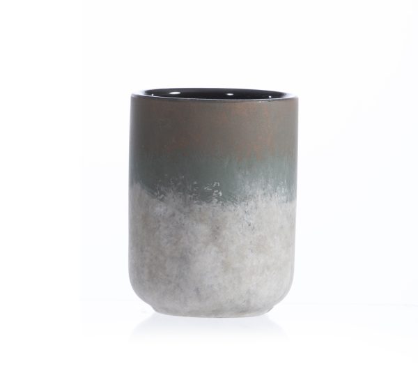 Ποτήρι Μπάνιου Κεραμικό Nef-Nef Mina Silver