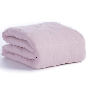 Βρεφικό Κουβερλί Αγκαλιάς Nef-Nef Shy Pink 80x110