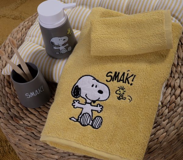 Σετ Παιδικές Πετσέτες 2τμχ Nef-Nef Snoopy Smak Yellow