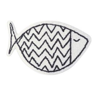 Χαλάκι Μπάνιου Nef-Nef Fish Style Beige 60x90