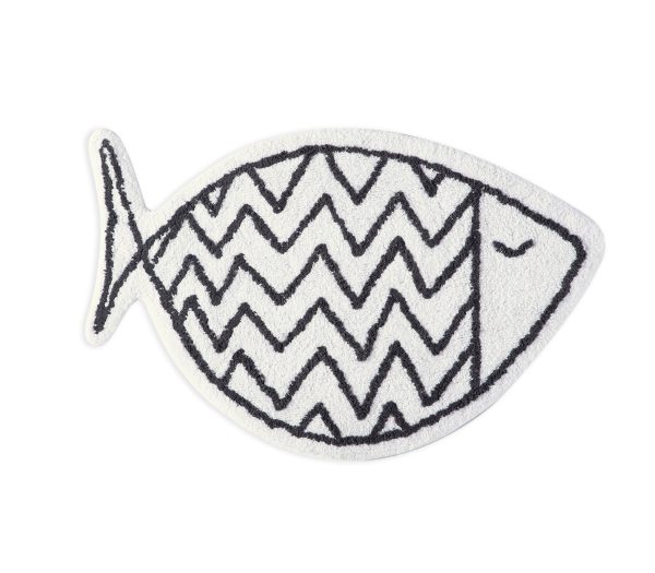 Χαλάκι Μπάνιου Nef-Nef Fish Style Beige 60x90