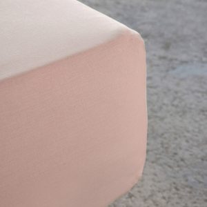 Nima Home Σεντόνι Μονό με Λάστιχο Unicolors - Light Pink
