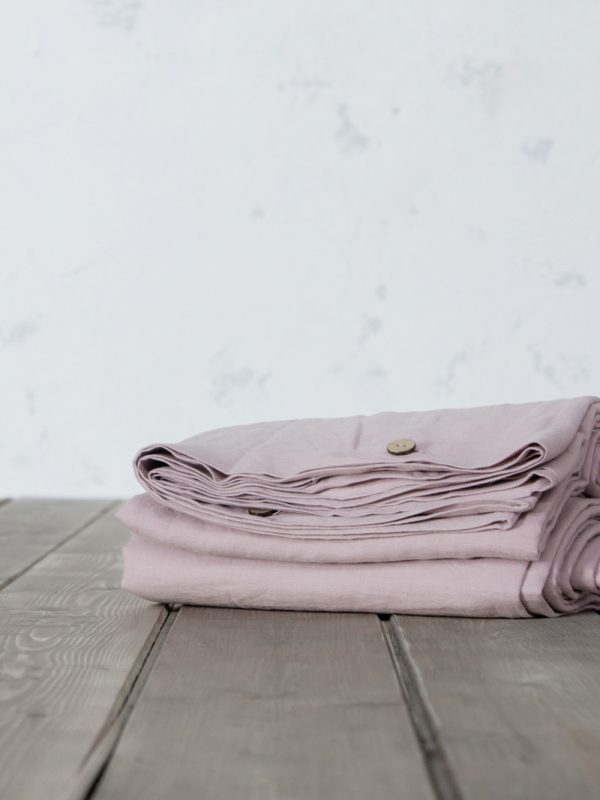 Nima Home Παπλωματοθήκη Γίγας Linen - Dusty Pink