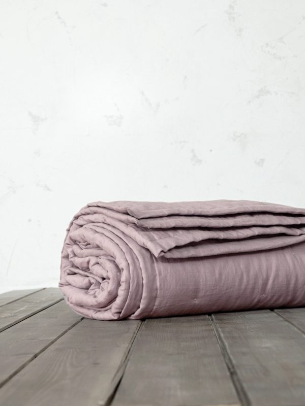 Nima Home Κουβερλί Γίγας Linen - Dusty Pink