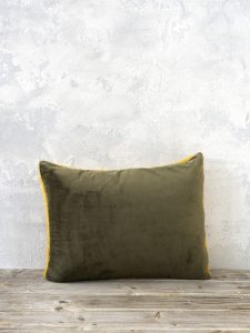 Nima Home Διακοσμητικό μαξιλάρι 40x60 - Nuan Brown / Mustard Beige