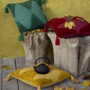 Nima Home Διακοσμητικό μαξιλάρι 45x45 - Amadeo Mustard Beige