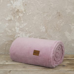 Nima Home Κουβέρτα καναπέ Jacquard 130x170 - Mellow Pink