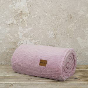 Nima Home Κουβέρτα Μονή Jacquard 150x220 - Mellow Pink