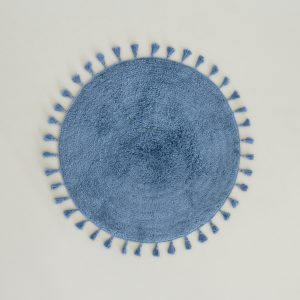 Nima Home Πατάκι Μπάνιου Δ60 - Fuzzy Denim Blue