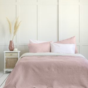 Nima Home Κουβερλί Μονό 160x240 - Natara Light Beige / Rose Pink