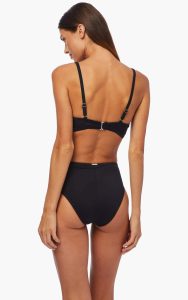 Γυναικείο Bikini Top Full τρίγωνο χωρίς επένδυση Minerva Black