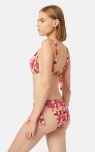 Γυναικείο Bikini Slip Rio με πλαϊνά δεσίματα Minerva Peru Multi Circles