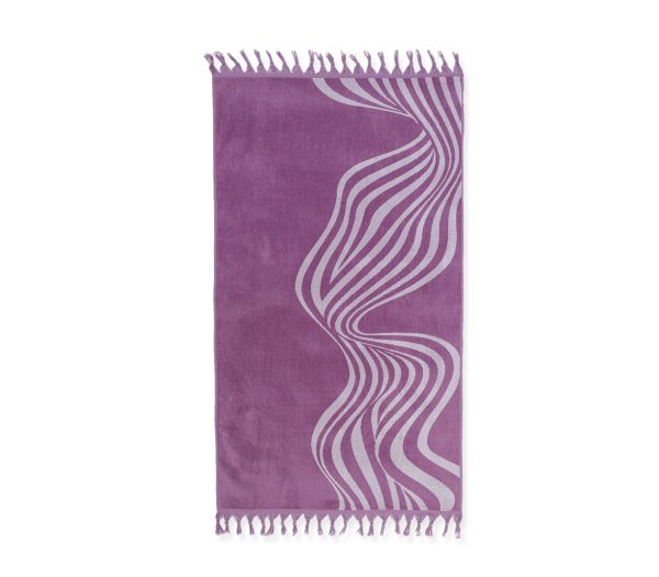 Πετσέτα Θαλάσσης Nef-Nef Abstract Purple 80x160