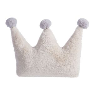 Βρεφικό Διακοσμητικό Μαξιλάρι Γούνινο Nef-Nef Baby Crown Ecru 40x27
