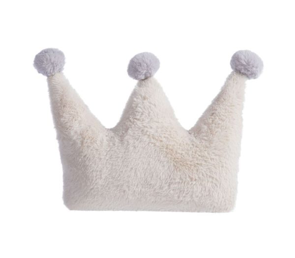 Βρεφικό Διακοσμητικό Μαξιλάρι Γούνινο Nef-Nef Baby Crown Ecru 40x27