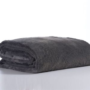 Κουβέρτα Υπέρδιπλη Γούνινη Nef-Nef Warmer Grey 240x220