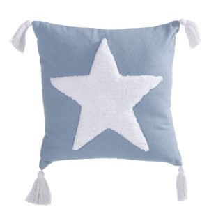 Βρεφικό Διακοσμητικό Μαξιλάρι Nef-Nef Hugging Star Blue 35x35