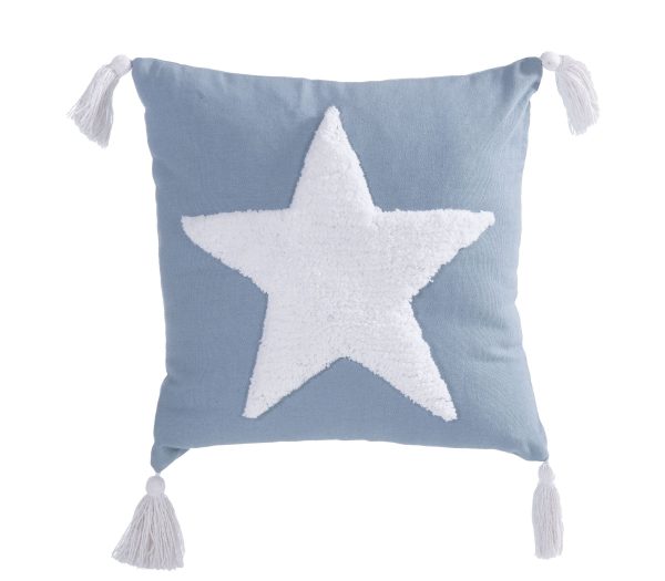 Βρεφικό Διακοσμητικό Μαξιλάρι Nef-Nef Hugging Star Blue 35x35
