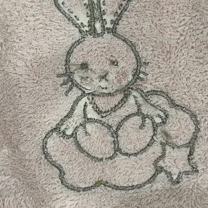 Βρεφική Σαλιάρα Nef-Nef Cute Rabbits Pink 21x27