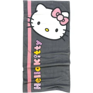 Παιδική Πετσέτα Θαλάσσης Nima Hello Kitty 35 Anthracite 100x180