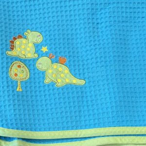 Βρεφική Κουβέρτα Αγκαλιάς Πικέ Dimcol 130 Turquoise 80x110