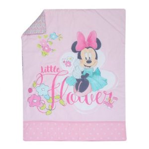 Βρεφικό Κουβερλί Κούνιας Nef-Nef Disney Minnie Little Flower Pink 110x140