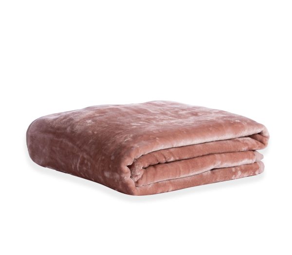Κουβέρτα Υπέρδιπλη Βελουτέ Nef-Nef Loft Pink 220x240