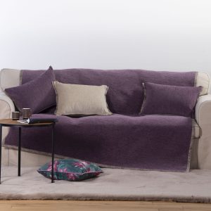 Ριχτάρι Πολυθρόνας Nef-Nef New Tanger Purple/Ecru 180x180
