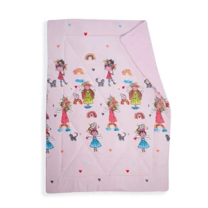 Παιδικό Κουβερτοπάπλωμα Μονό Nef-Nef Rainbow Girls Pink 160x220