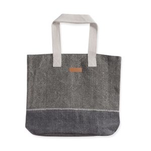 Τσάντα Θαλάσσης Γιούτα Nef-Nef Auron Grey 45x38
