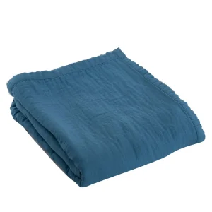 Κουβέρτα Υπέρδιπλη Βαμβακερή Nef-Nef Summer Time Blue 230x240