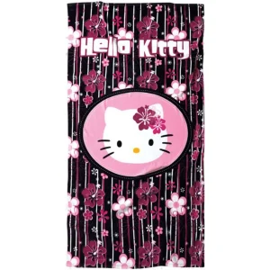 Παιδική Πετσέτα Θαλάσσης Nima Hello Kity 34 Black/Pink 100x180