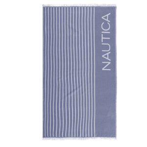Πετσέτα Θαλάσσης Nef-Nef X Nautica Stripe Denim 90x170