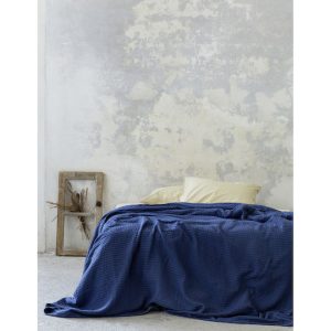 Nima Home Κουβέρτα Μονή 160x240 Habit - Navy Blue