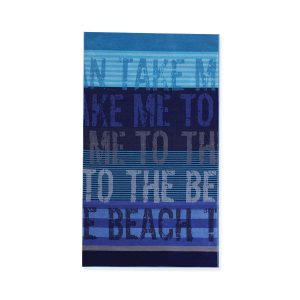 Πετσέτα Θαλάσσης Nef-Nef To The Beach Blue 100x180