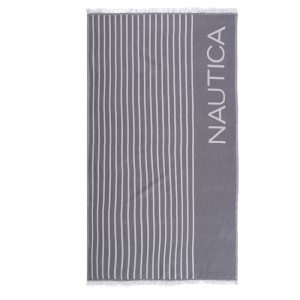 Πετσέτα Θαλάσσης Nef-Nef X Nautica Stripe Grey 90x170